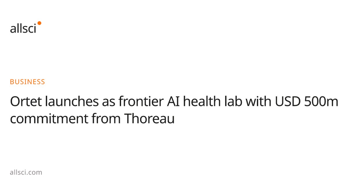 注意力机制共同发明人创办医疗AI实验室Ortet：Thoreau承诺5亿美元，先建健康基础模型底座