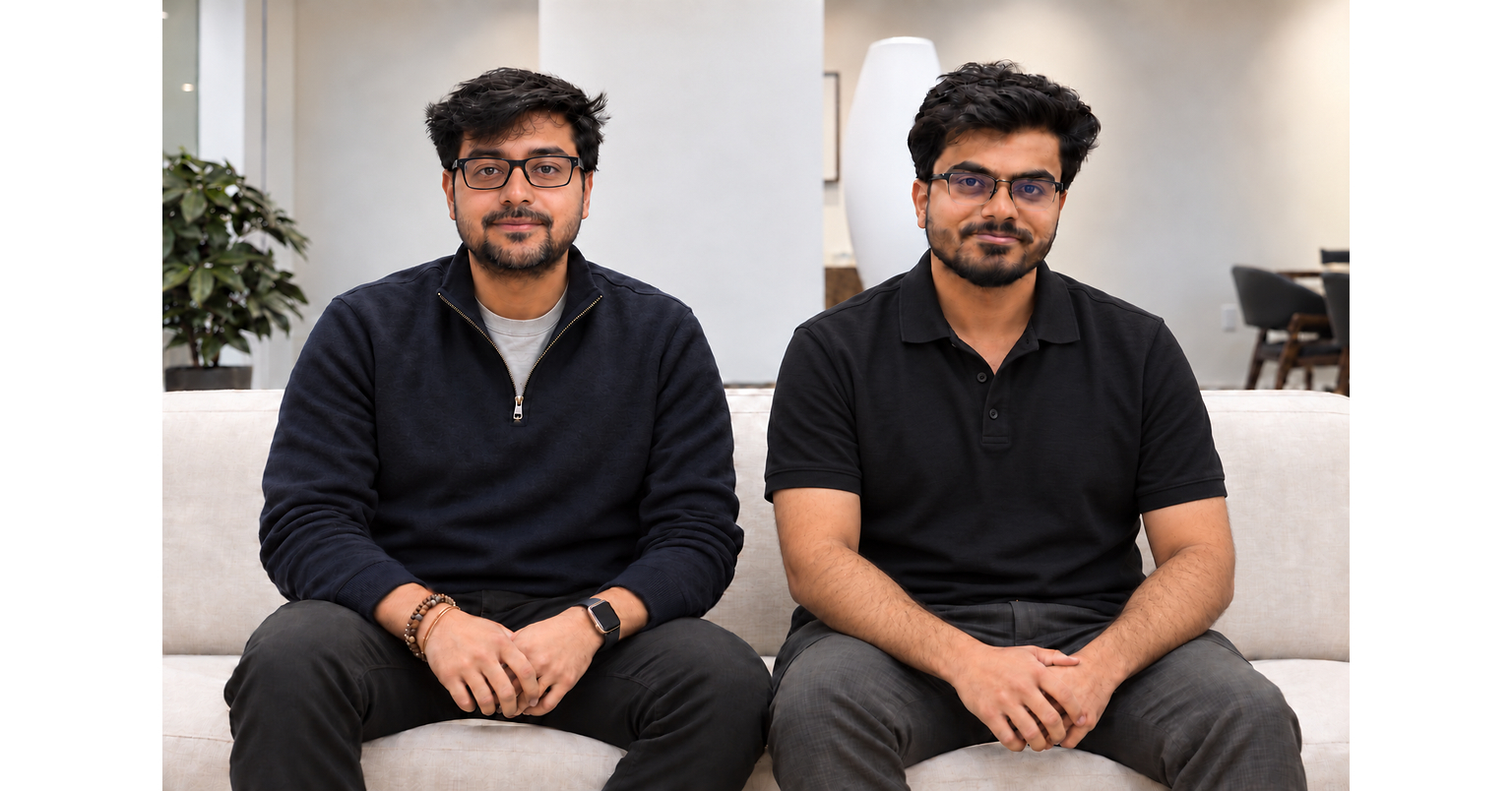 图注:BioStack联合创始人兼CEO Sanat Mishra与CTO Parth Patwa