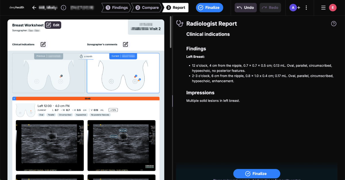 DeepHealth 的 AI 乳腺超声产品获得 FDA 510(k) 许可