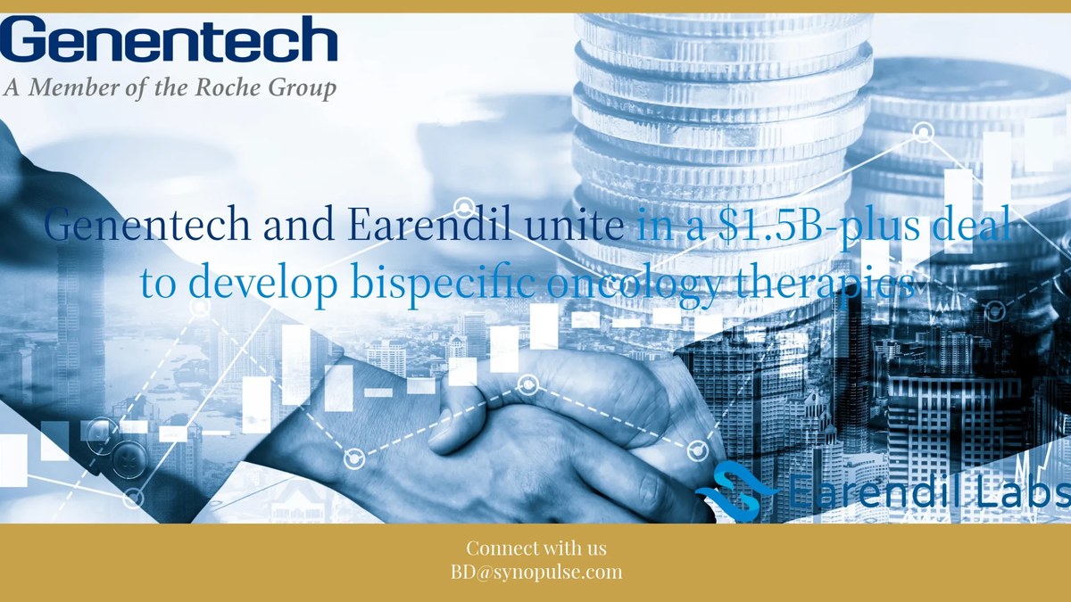 Genentech押注AI双抗15亿美元：Earendil拿5500万首付，管线做到早期临床再交棒