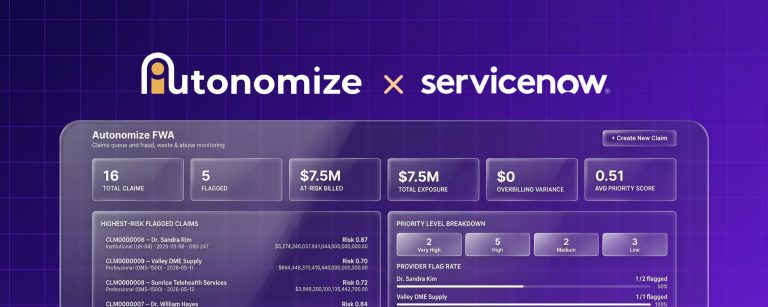 Autonomize AI 在 ServiceNow Store 上线医疗支付完整性 AI 应用