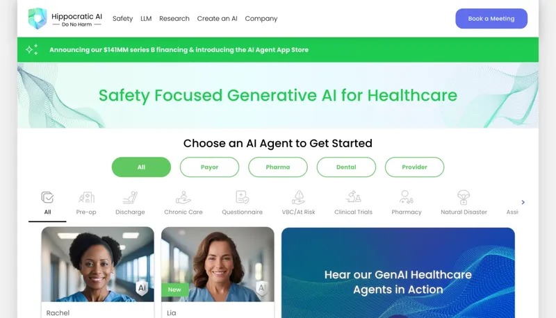 Hippocratic AI 发布医疗 AI 编排器，从单一任务代理转向按结果协同的智能体团队