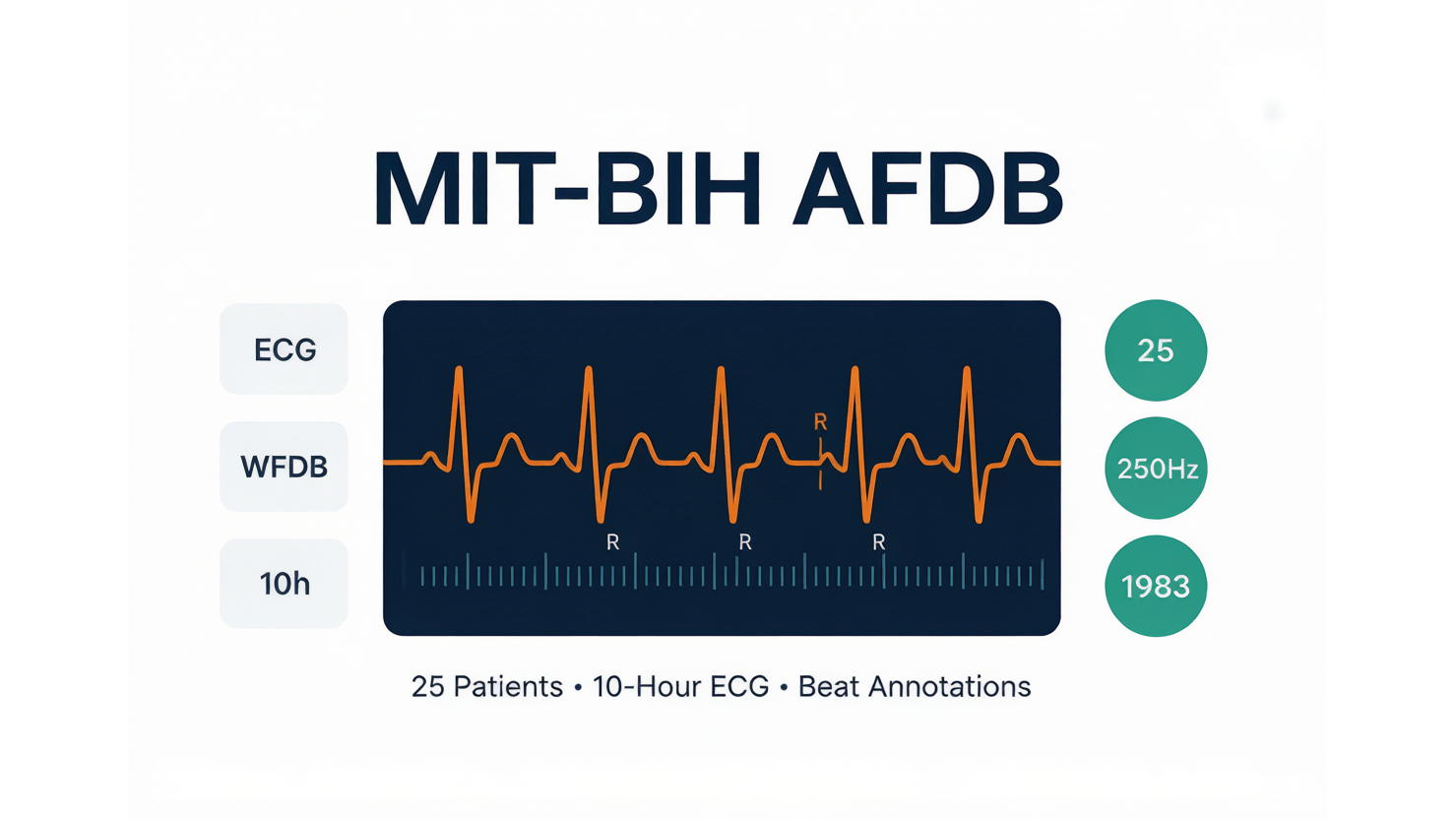 MIT-BIH AFDB — 房颤长时程心电数据库 AI-Ready Wikipedia | 千方病案医数集