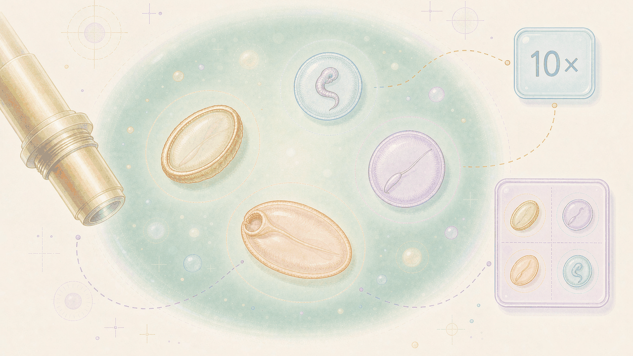 Low-Cost Microscopic Images for Parasitic Egg Detection — 低成本显微寄生虫虫卵四分类检测数据集