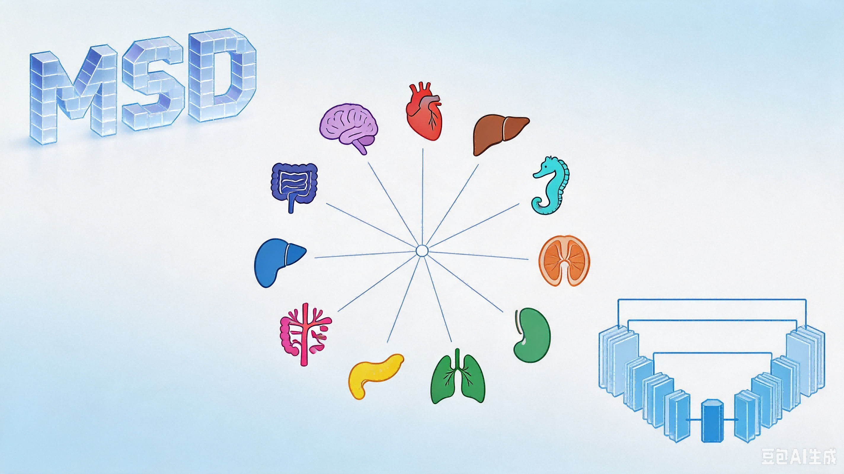 Medical Segmentation Decathlon — 十任务通用医学影像分割基准 AI-Ready Wikipedia | 千方医数集