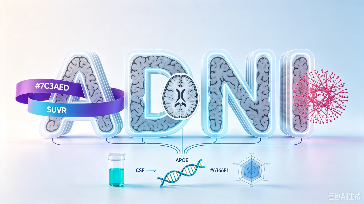 ADNI — 阿尔茨海默病纵向多模态队列 AI-Ready Wikipedia | 千方医数集