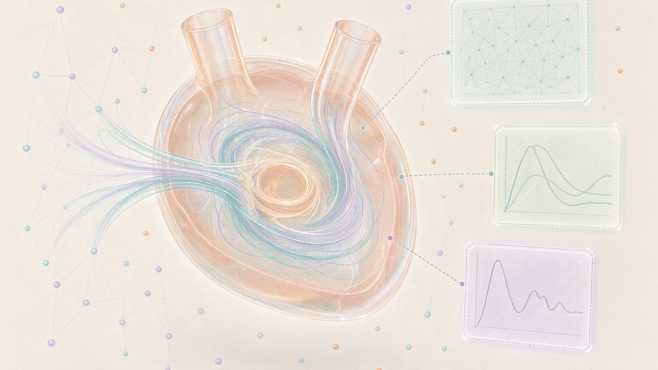 Ideal Left Ventricle Cardiac Flow — 理想化左心室三维 CFD 血流动力学仿真数据集