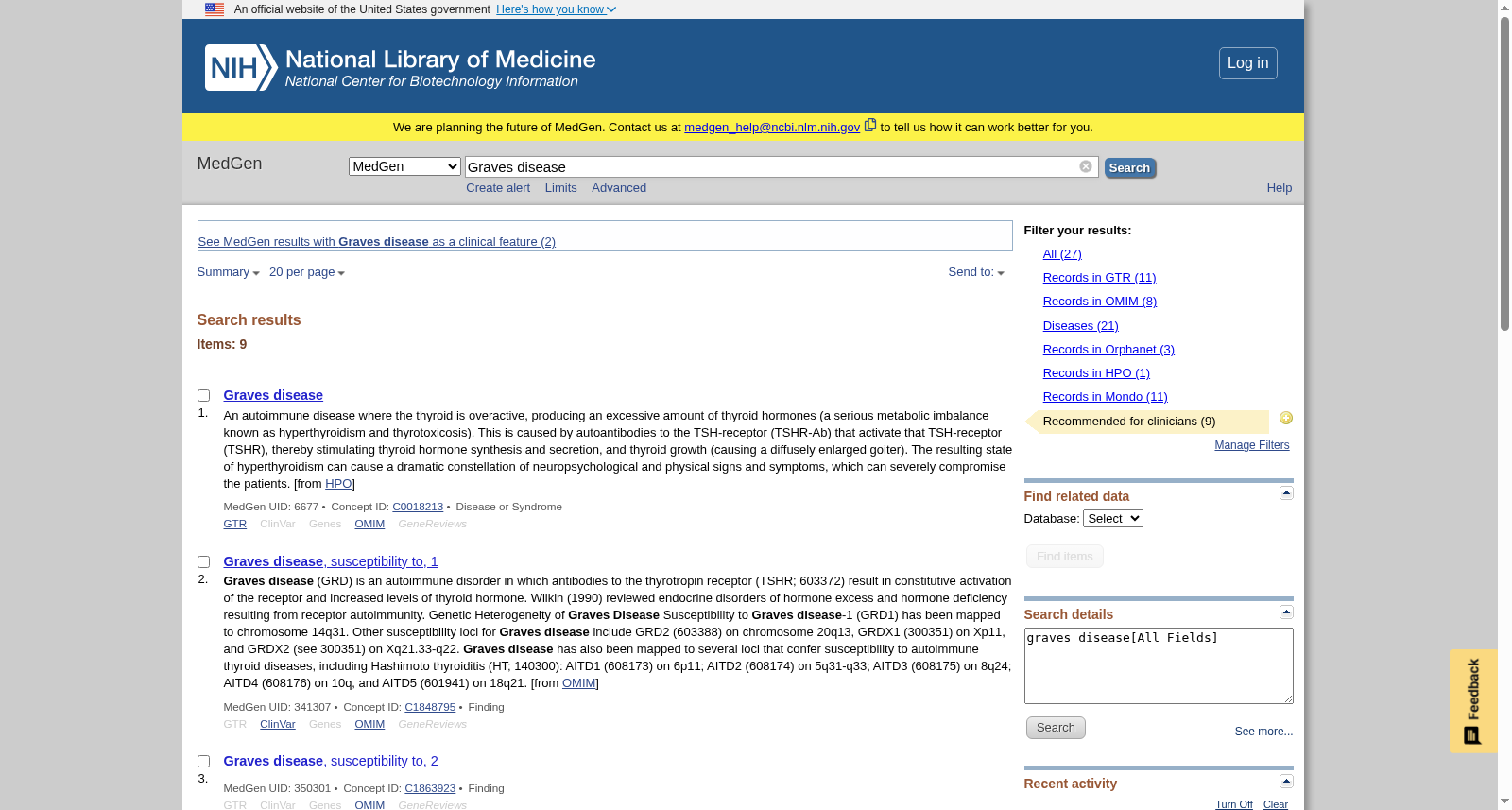 Graves Disease MedGen