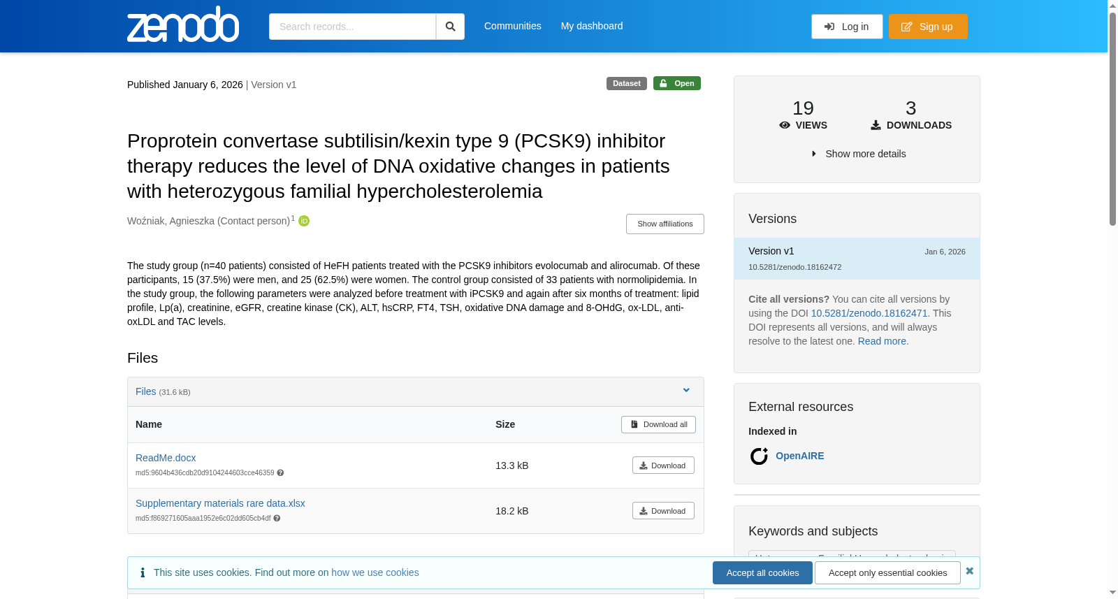 PCSK9抑制剂治疗降低杂合子家族性高胆固醇血症患者DNA氧化变化水平