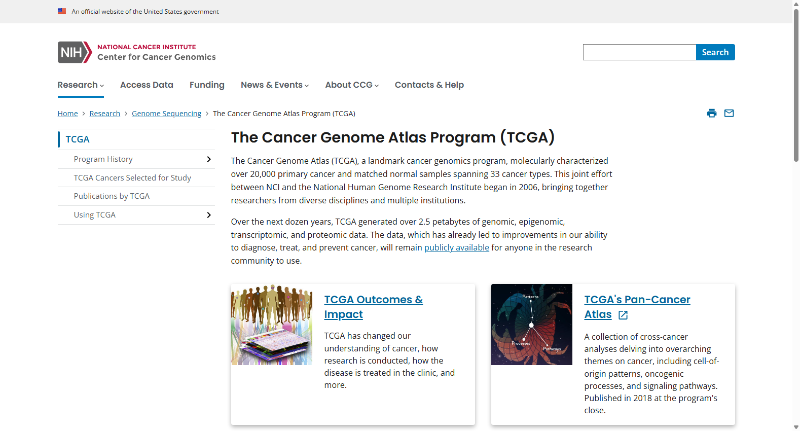 The Cancer Genome Atlas