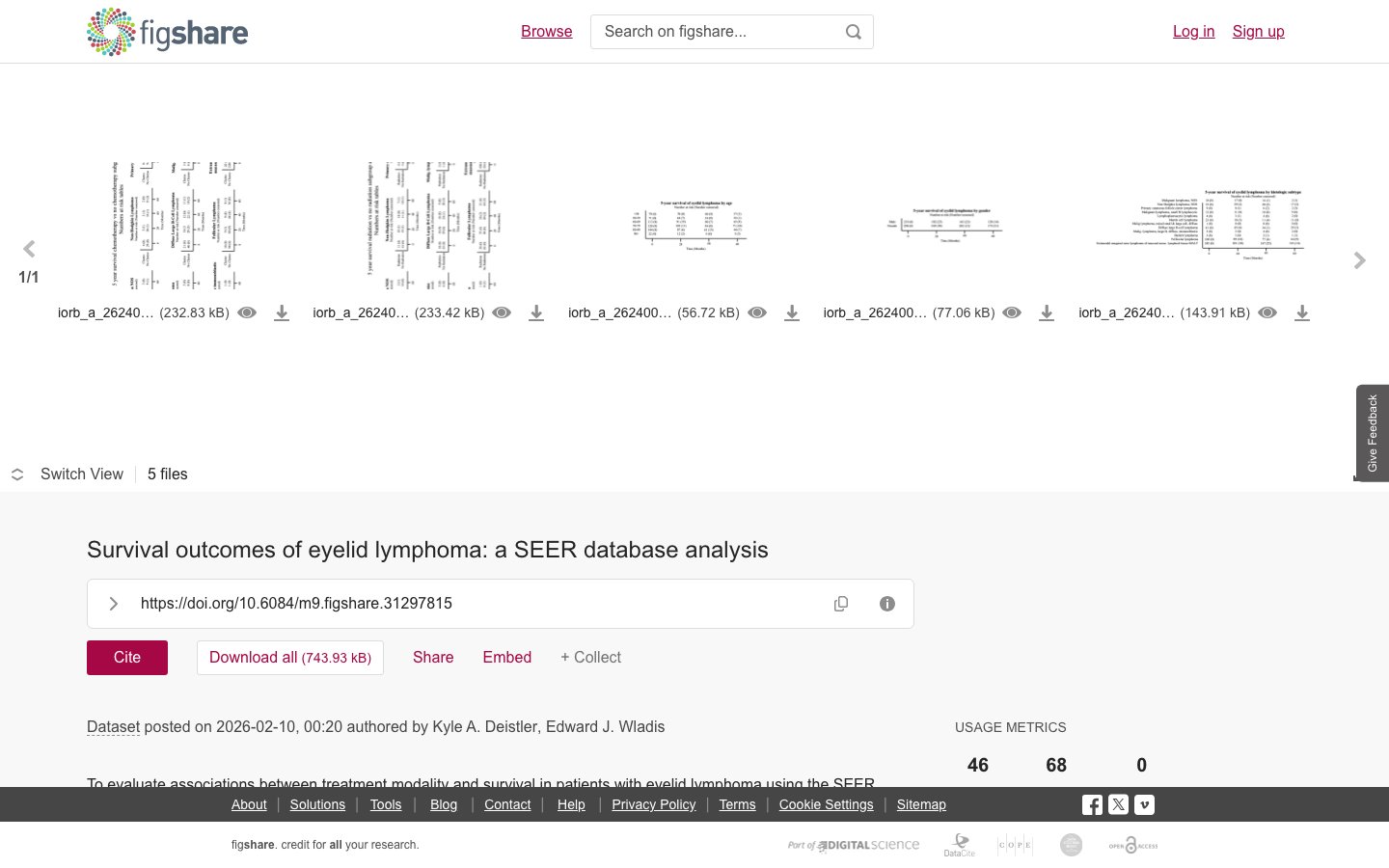 眼睑淋巴瘤生存结果:SEER数据库分析