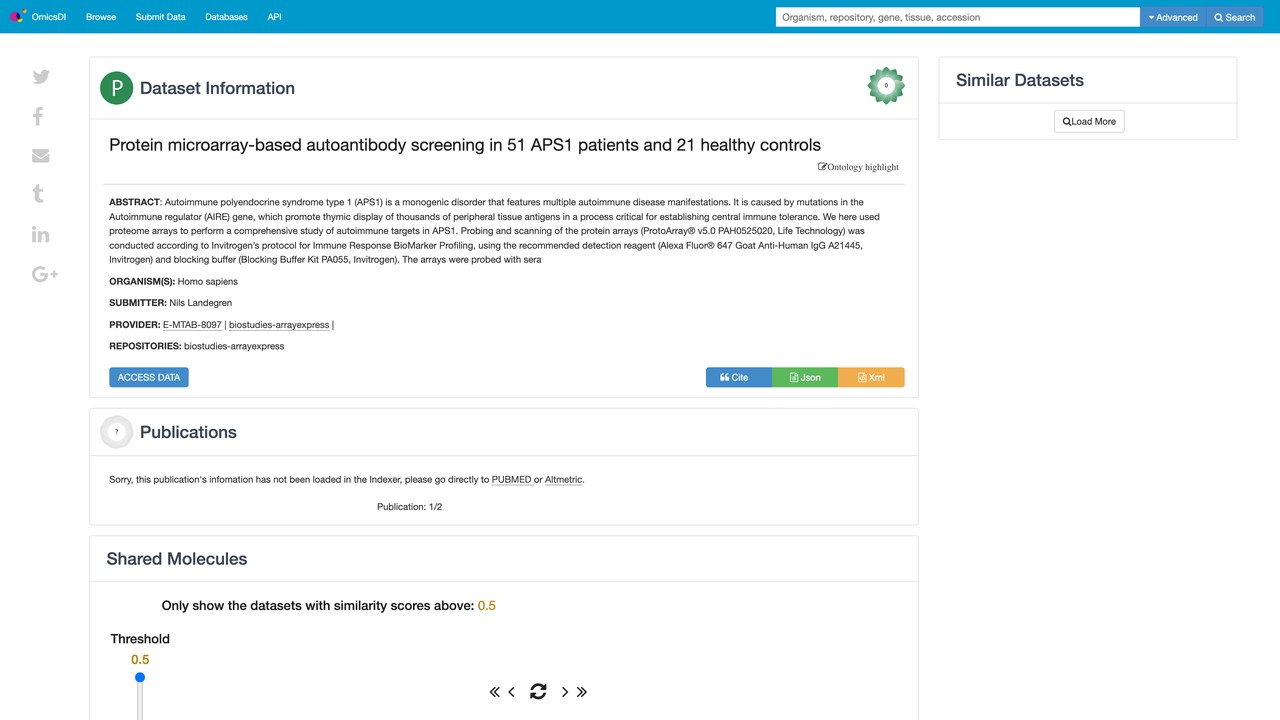 基于蛋白质微阵列的51例APS1患者与21例健康对照自身抗体筛查数据集