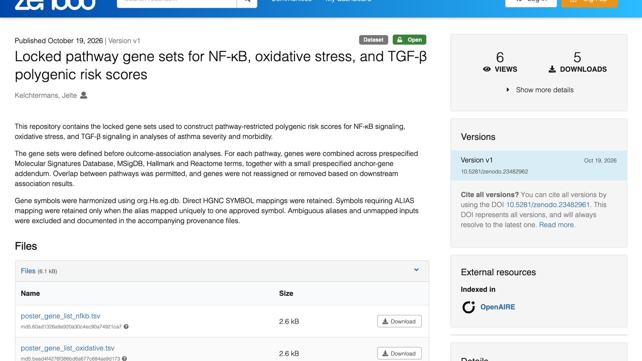 NF-κB、氧化应激与TGF-β多基因风险评分的锁定通路基因集
