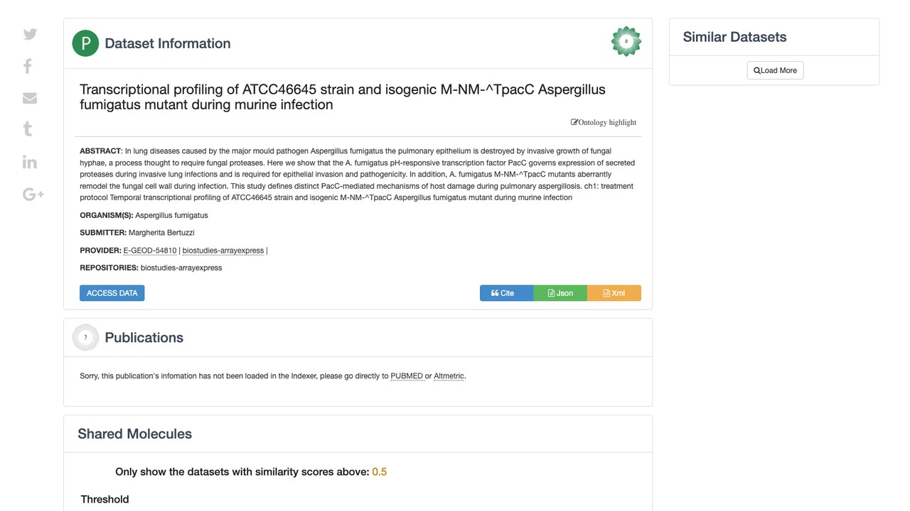 ATCC46645菌株与同源M-NM-^TpacC烟曲霉突变体小鼠感染转录谱