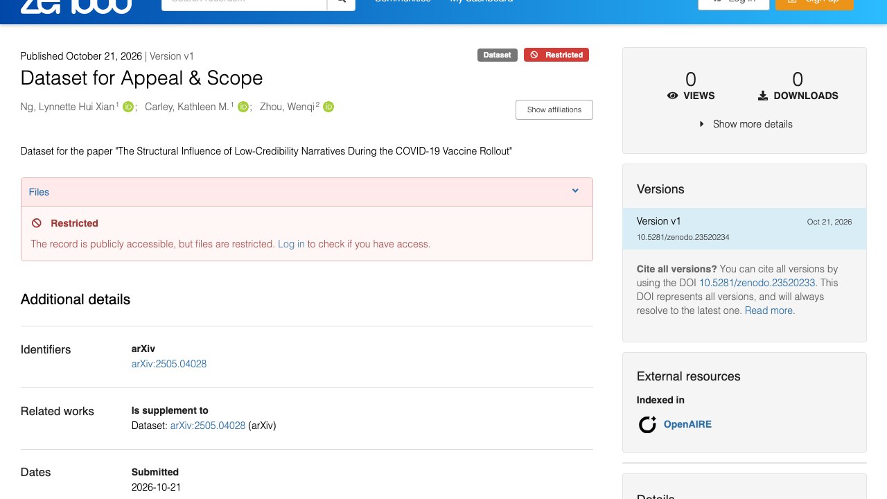 Appeal & Scope 数据集