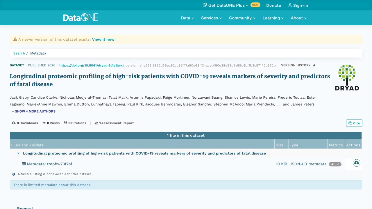 高危COVID-19患者纵向蛋白质组分析揭示严重程度标志物与致死疾病预测因子