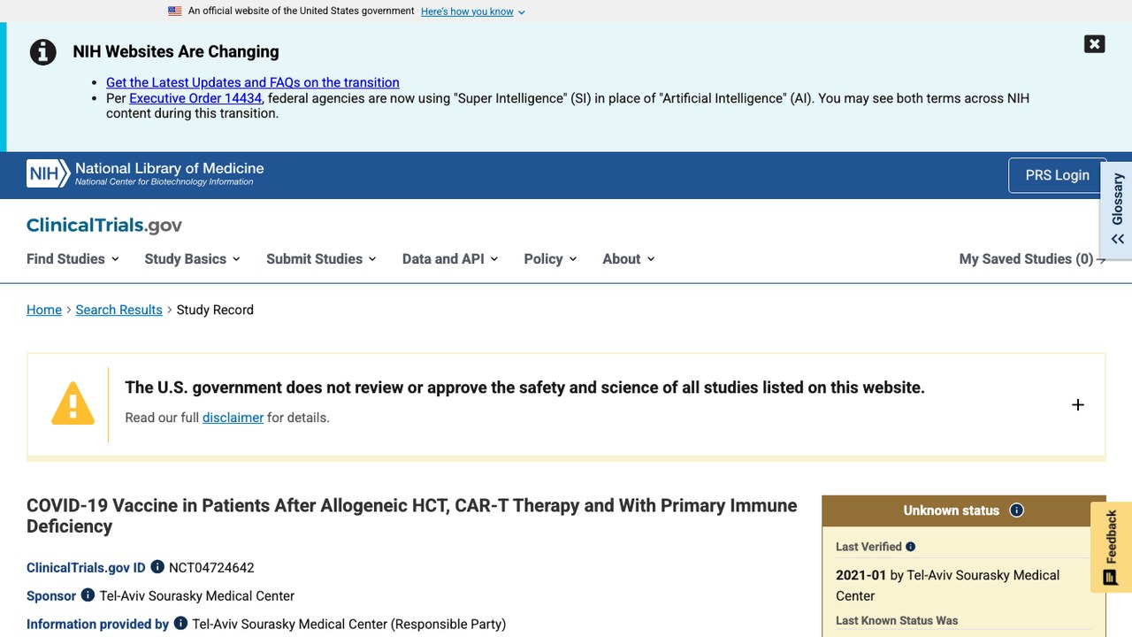 异基因HCT、CAR-T治疗及原发性免疫缺陷患者的COVID-19疫苗研究