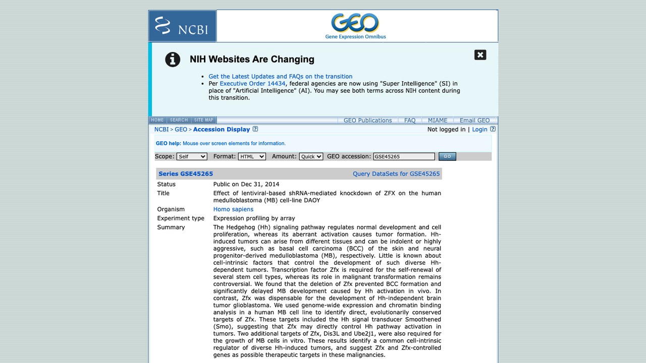 慢病毒shRNA介导ZFX敲低对人髓母细胞瘤细胞系DAOY的影响