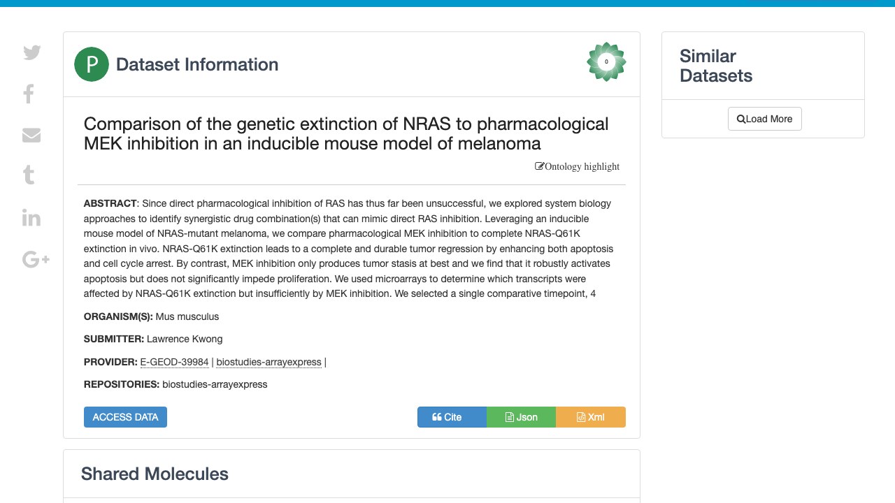 诱导性黑色素瘤小鼠模型中NRAS基因消除与MEK药理学抑制的比较