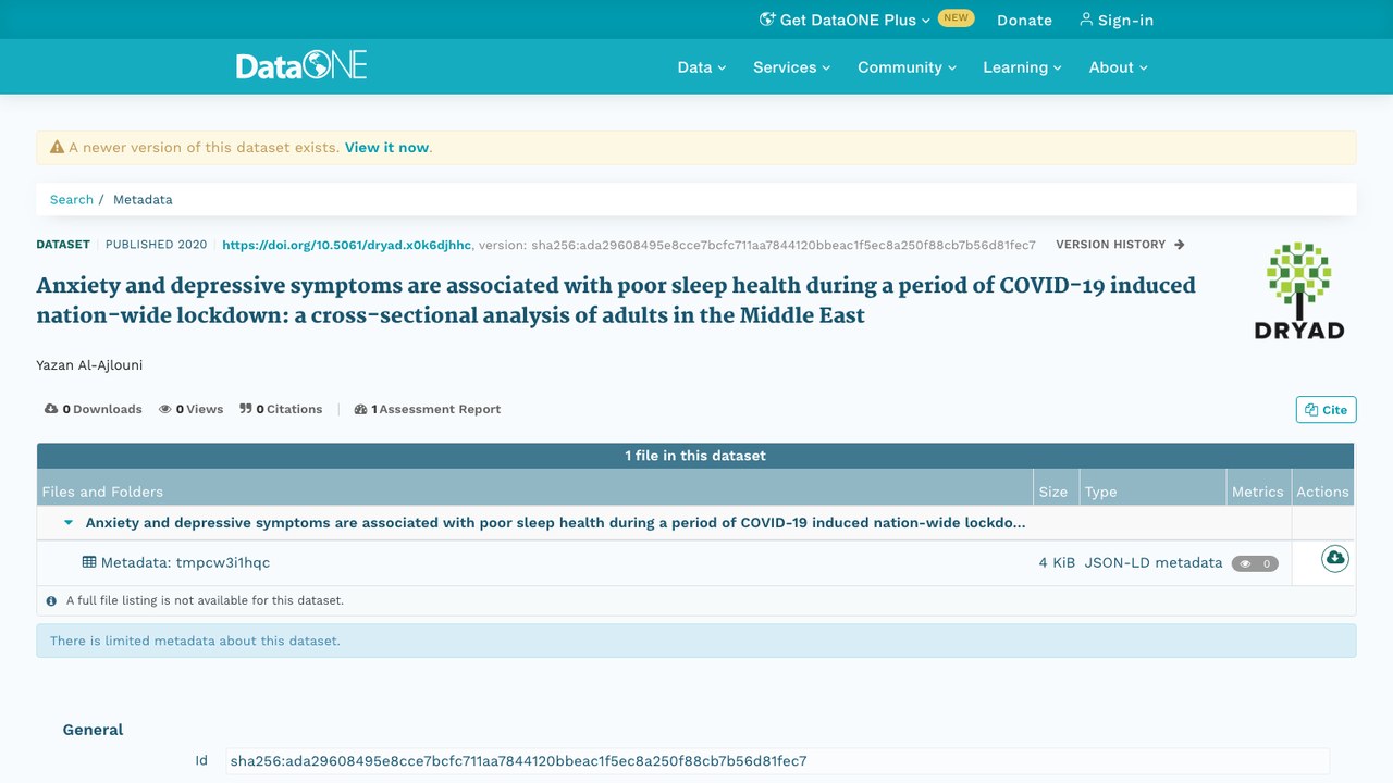 COVID-19全国封锁期间焦虑抑郁症状与睡眠健康关联的横断面分析:中东成年人