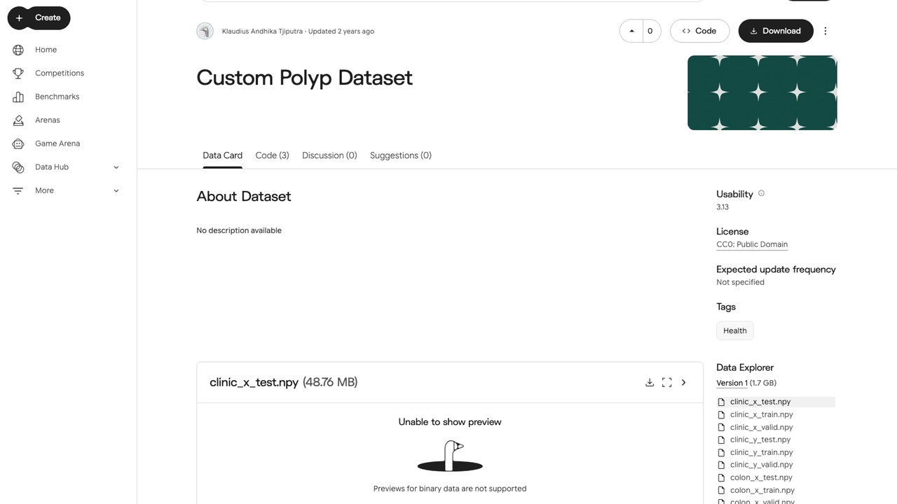 Custom Polyp Dataset 息肉数据集