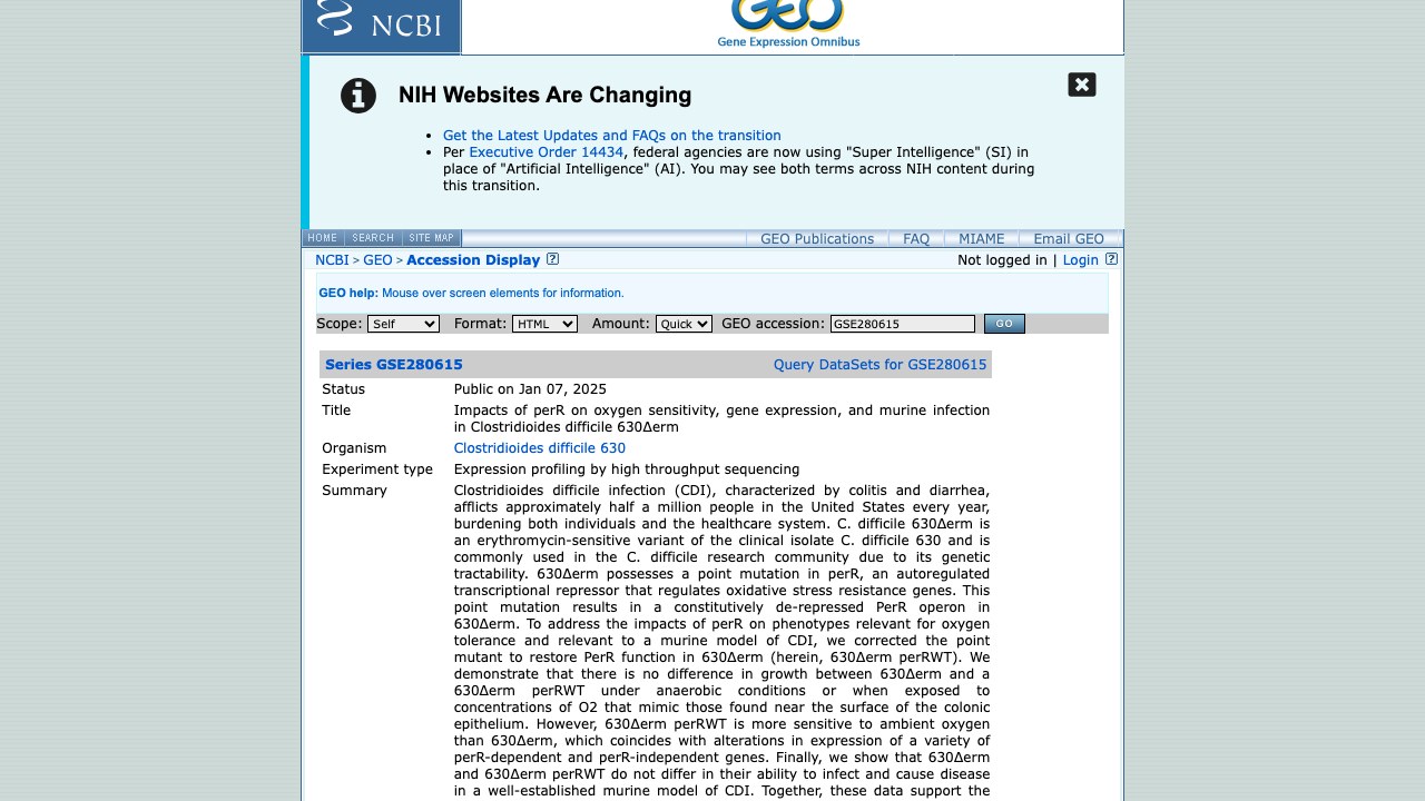 perR对Clostridioides difficile 630∆erm氧敏感性、基因表达及小鼠感染的影响