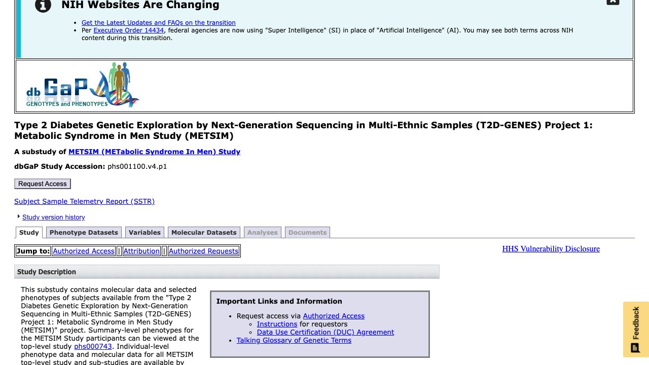 T2D-GENES 多族裔外显子组测序研究:METSIM