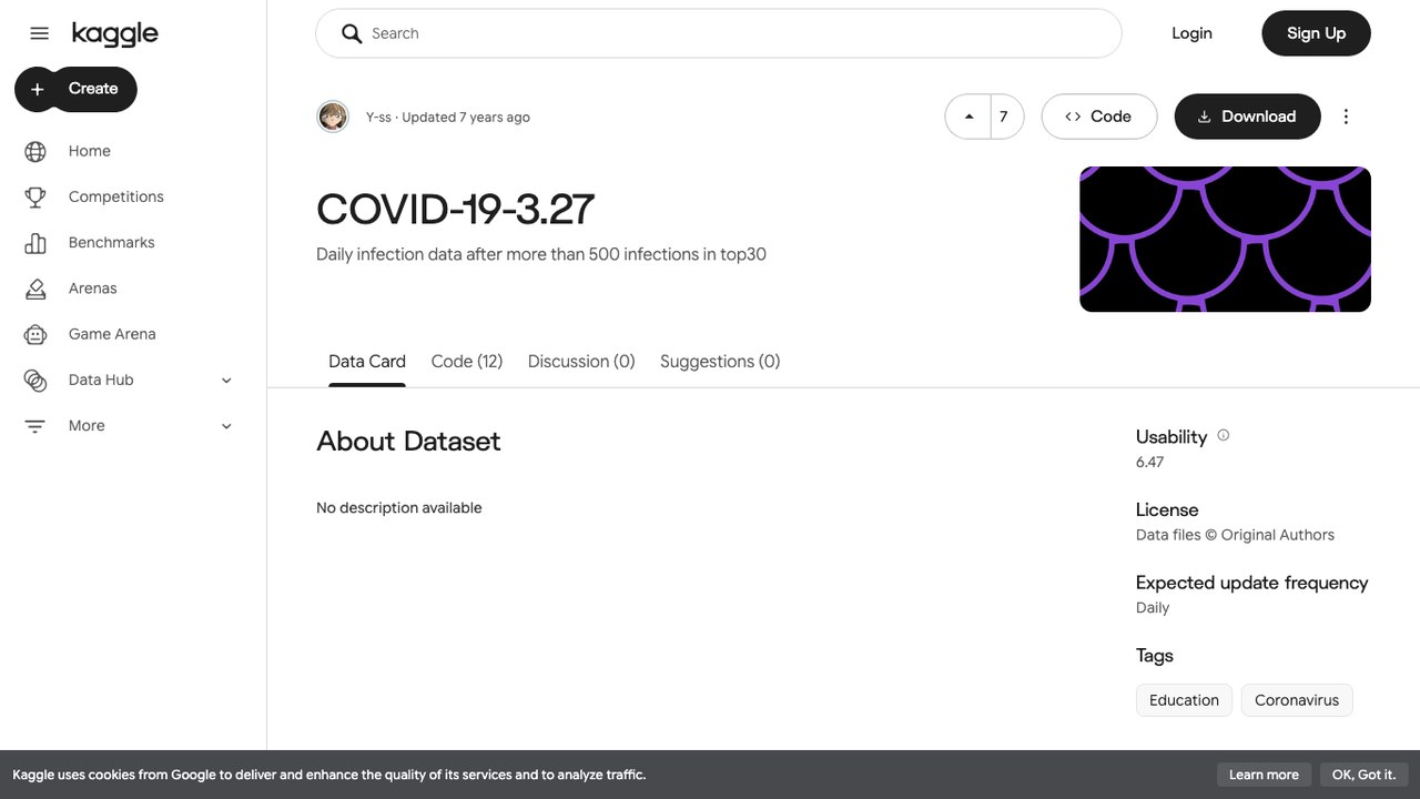 COVID-19-3.27 感染数据