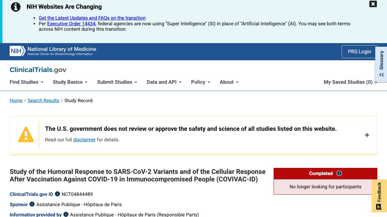 免疫功能低下人群接种COVID-19疫苗后对SARS-CoV-2变异株的体液反应及细胞反应研究