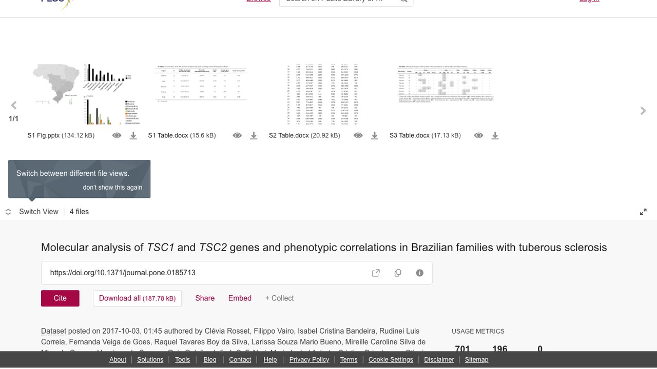 巴西结节性硬化症家系TSC1和TSC2基因分子分析及表型关联
