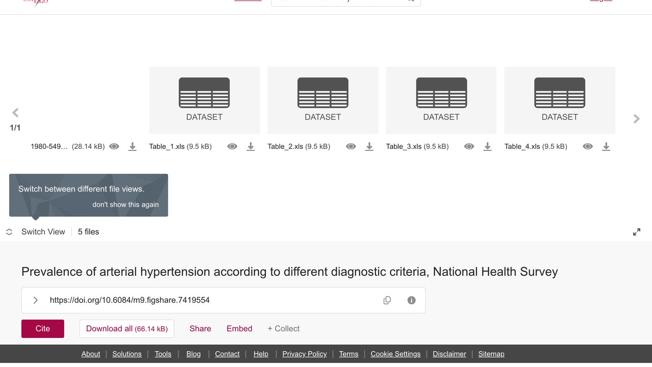 不同诊断标准下动脉高血压患病率：National Health Survey 数据