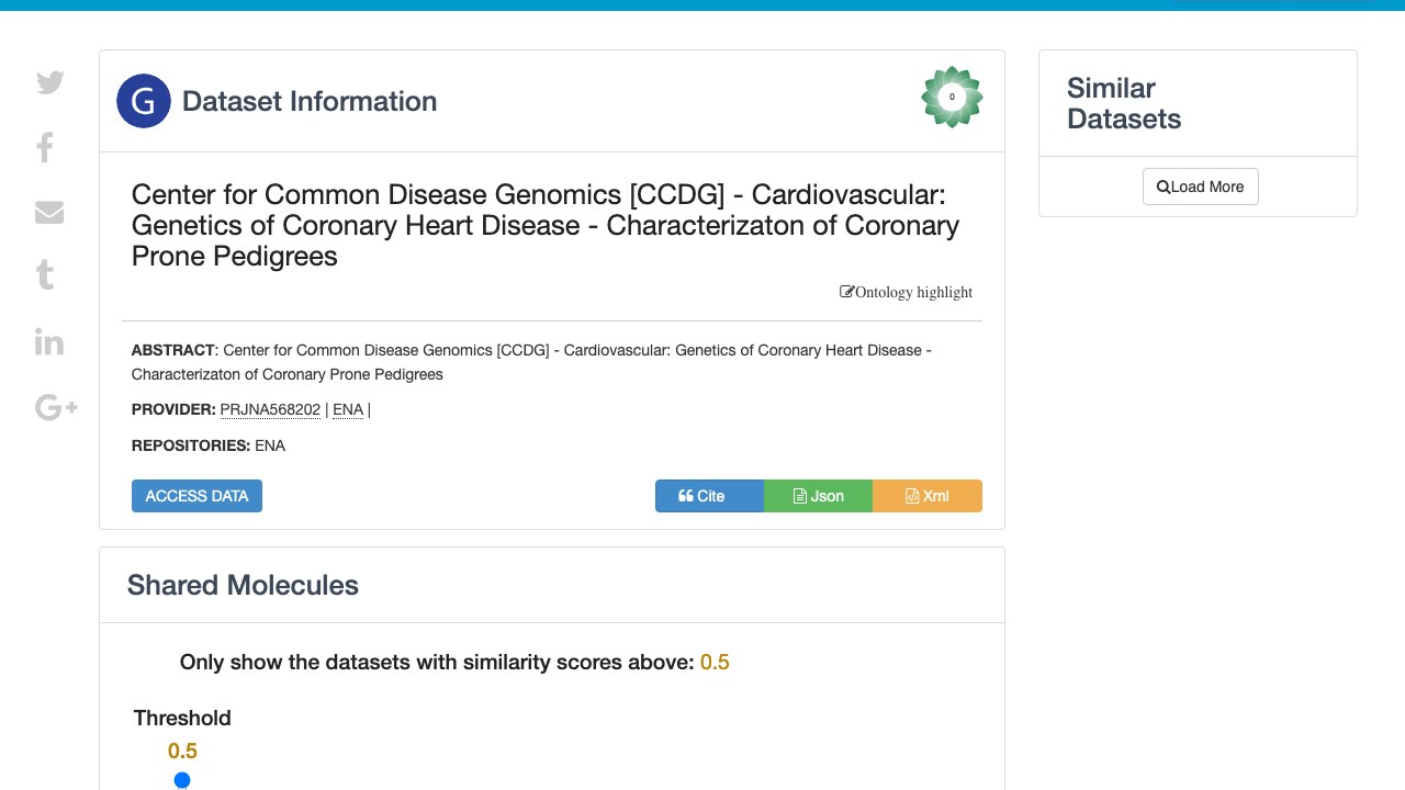 常见疾病基因组学中心[CCDG] - 心血管：冠心病遗传学 - 冠心病易感家系特征描述