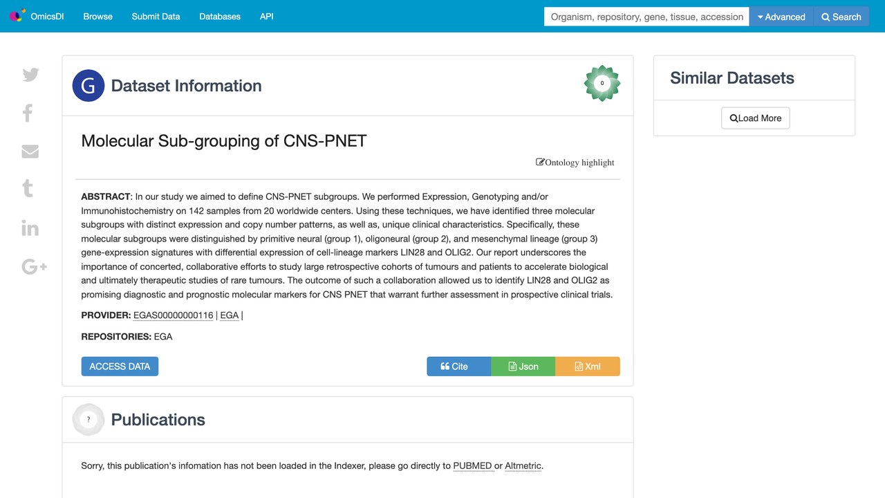 CNS-PNET的分子亚组划分