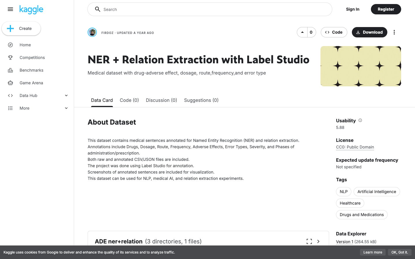 NER与关系抽取标注数据集(Label Studio)
