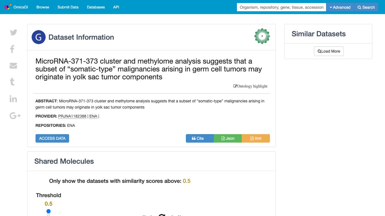 MicroRNA-371-373簇与甲基化组分析提示生殖细胞肿瘤中部分“体细胞型”恶性肿瘤可能起源于卵黄囊瘤成分