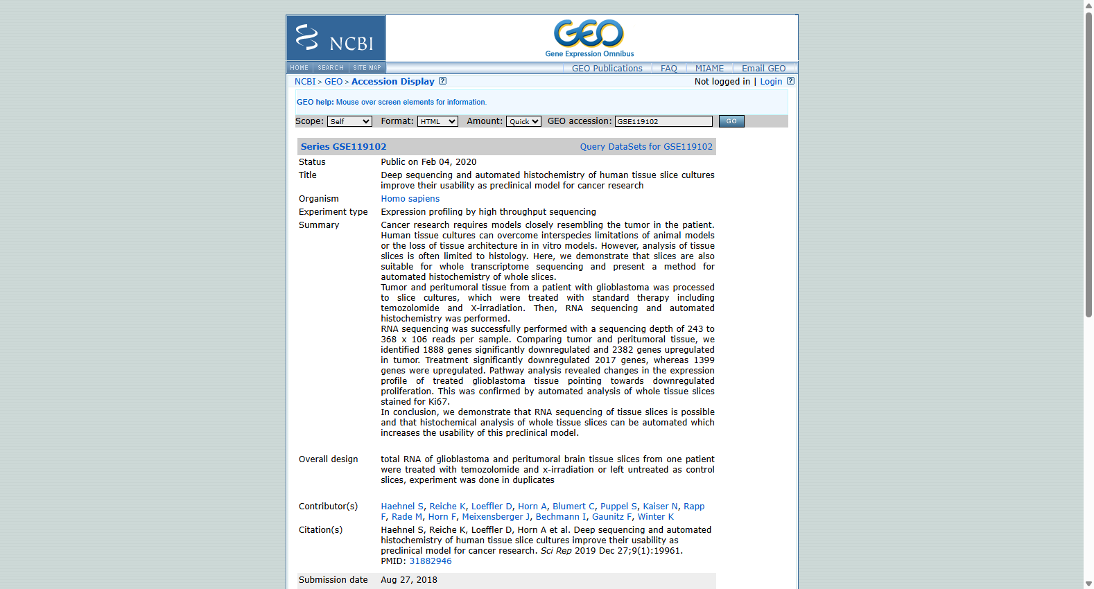 GEO GSE119102