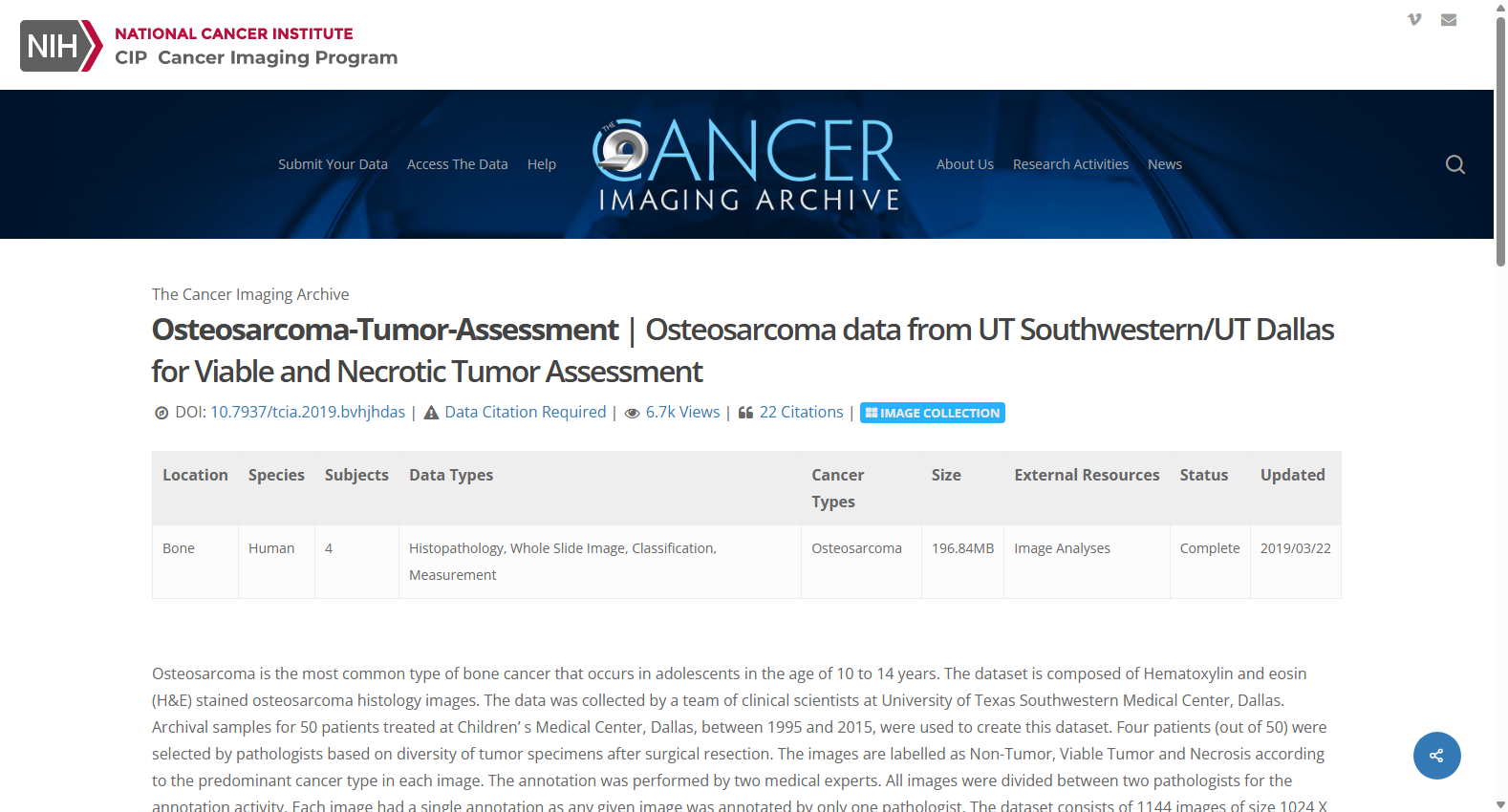 Osteosarcoma-Tumor-Assessment