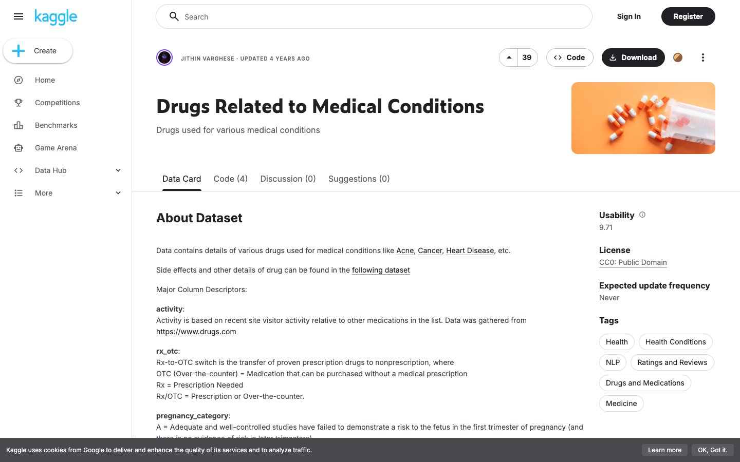 与医学病症相关的药物