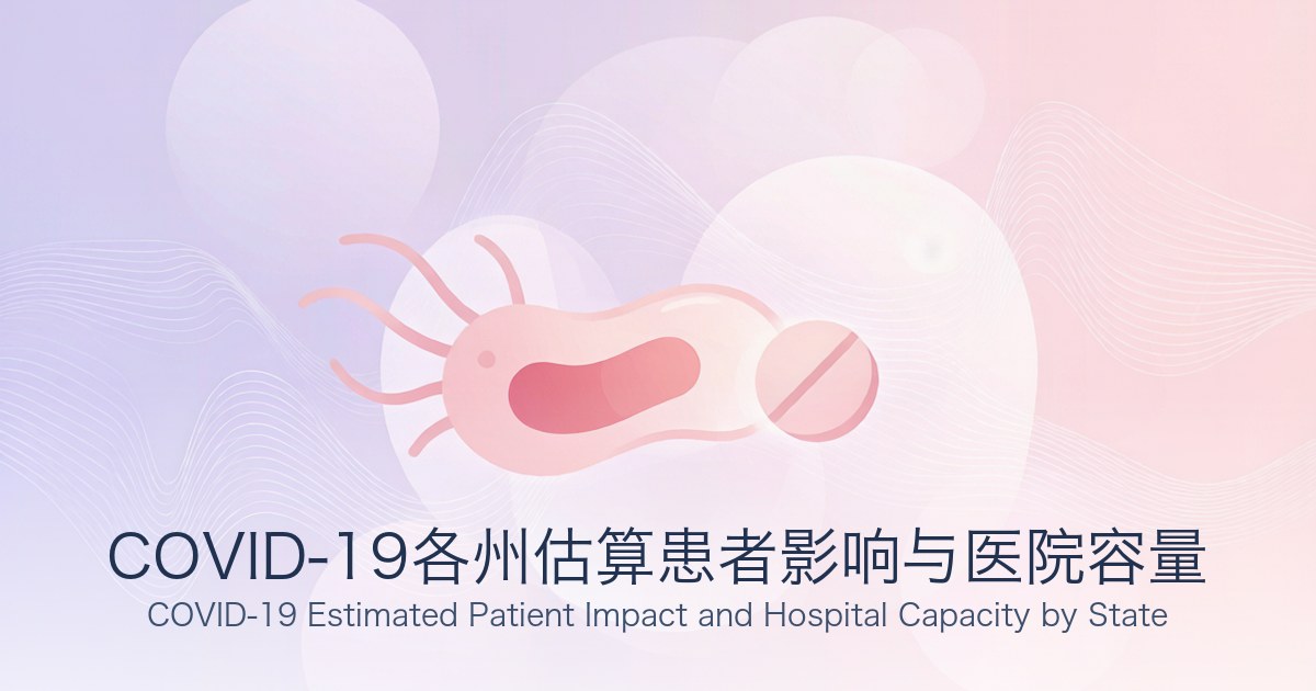 COVID-19各州估算患者影响与医院容量