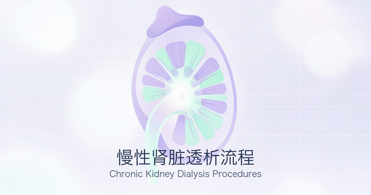 慢性肾脏透析流程