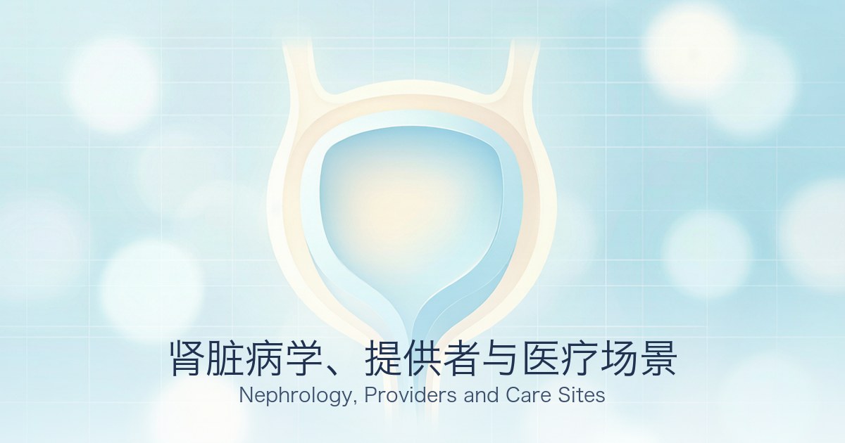 肾脏病学、提供者与医疗场景
