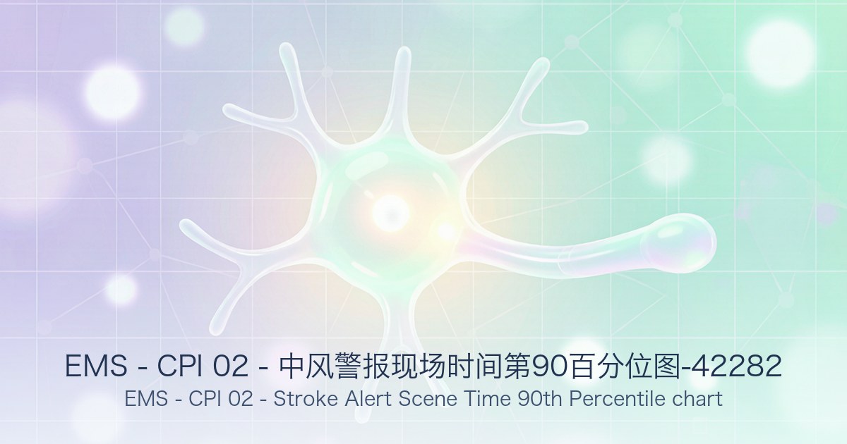 EMS - CPI 02 - 中风警报现场时间第90百分位图-42282