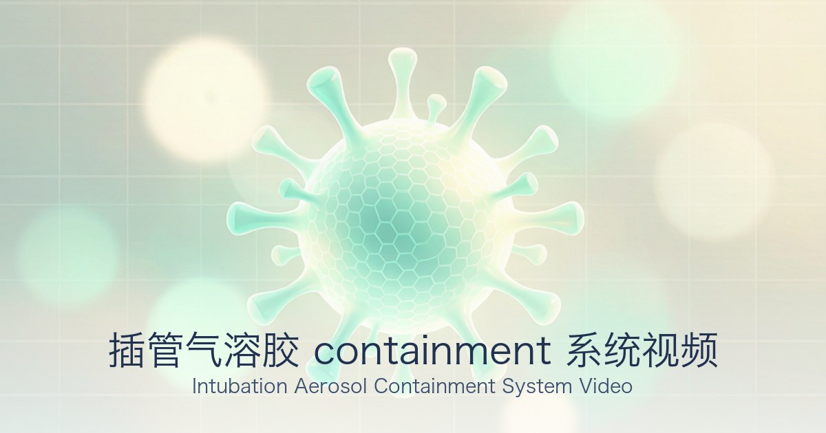 插管气溶胶 containment 系统视频