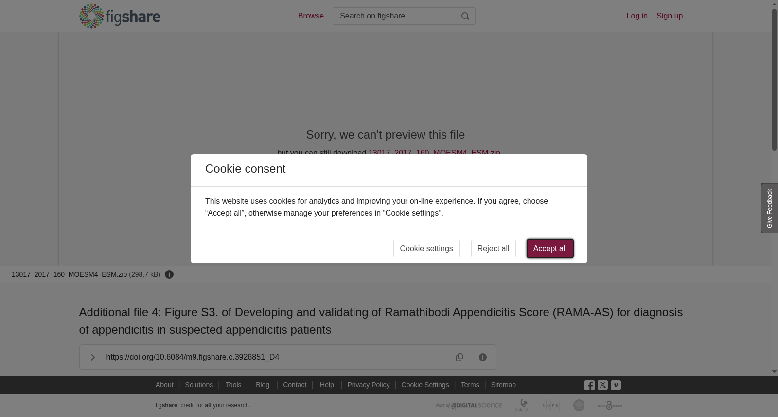 拉玛提波迪阑尾炎评分(RAMA-AS)外部验证校准图