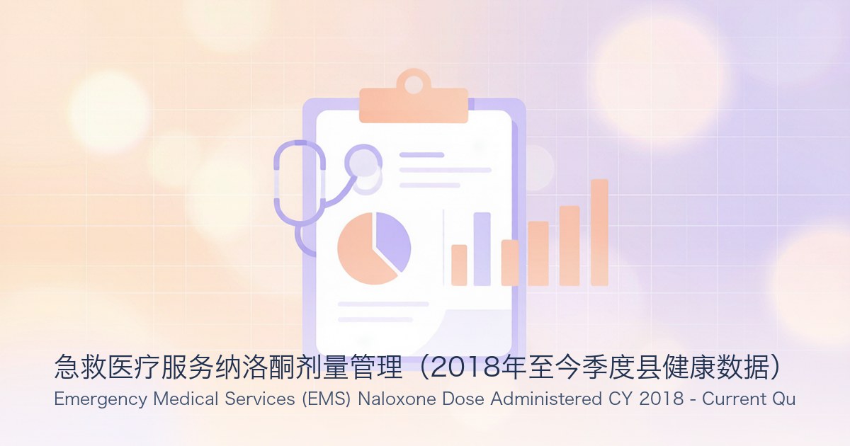 急救医疗服务纳洛酮剂量管理(2018年至今季度县健康数据)