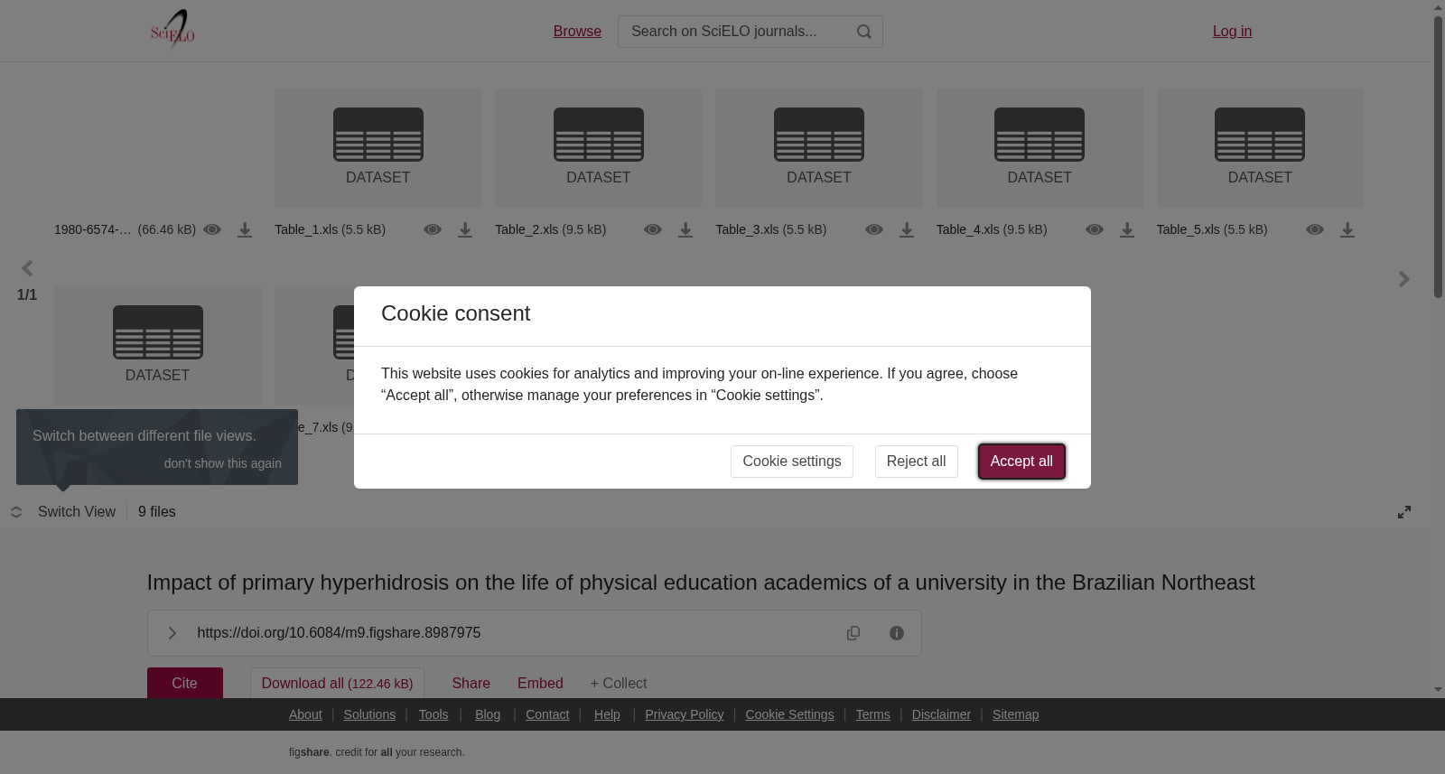 巴西东北部某大学体育教育专业学生中原发性多汗症对生活的影响