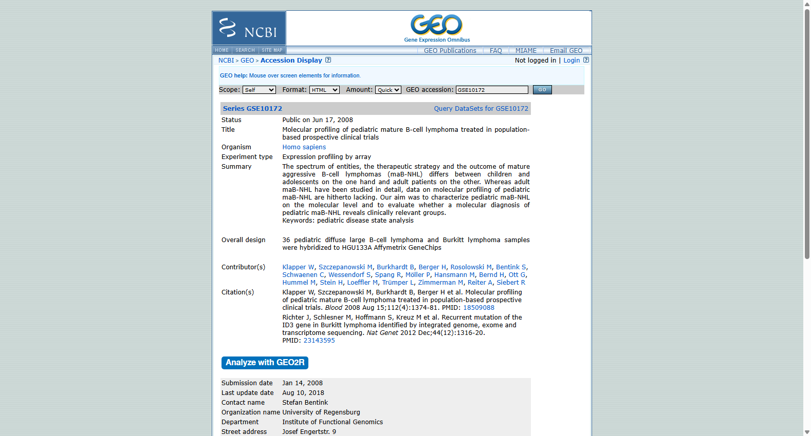 GSE10172