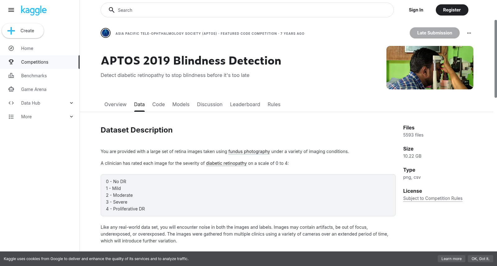 APTOS 2019眼底数据