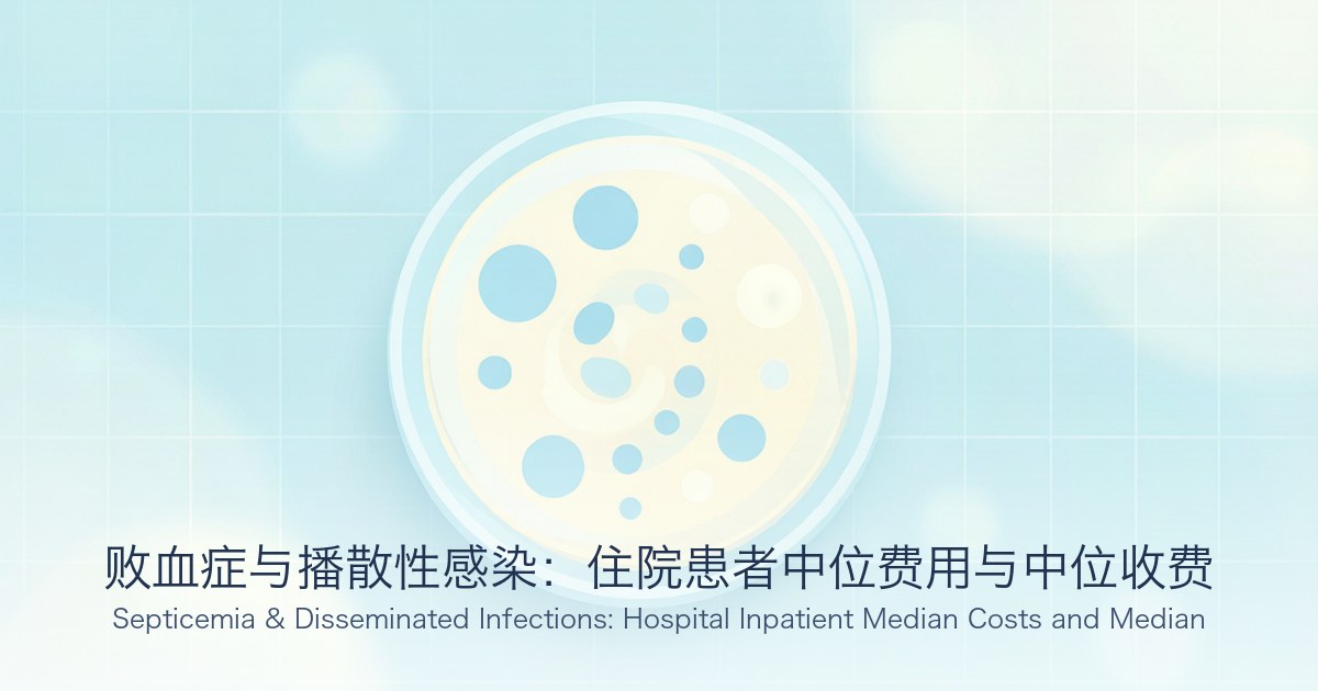 败血症与播散性感染:住院患者中位费用与中位收费