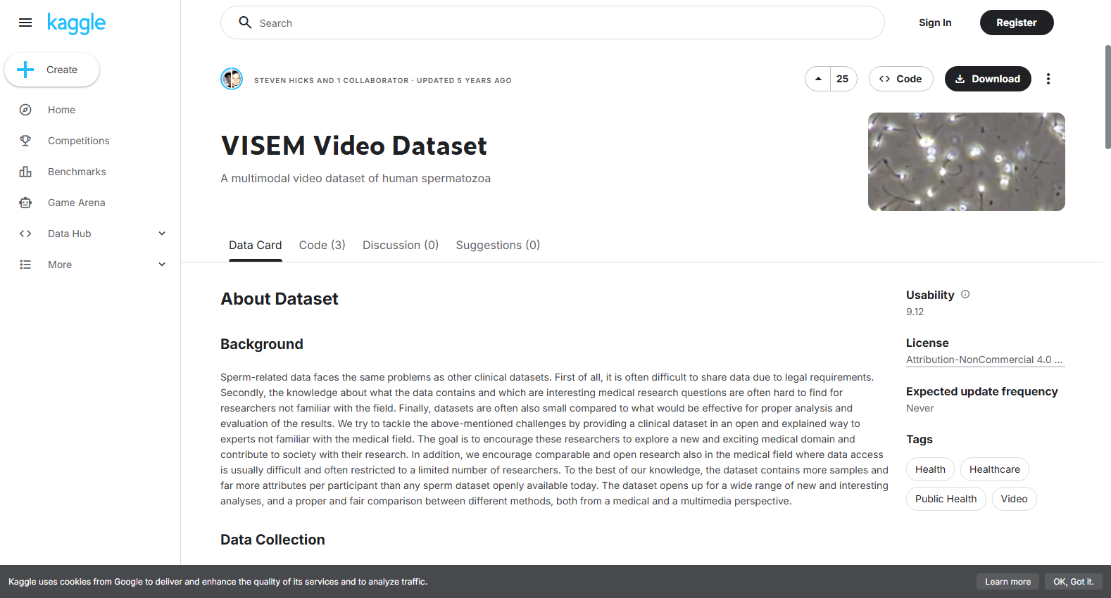 VISEM Video Dataset